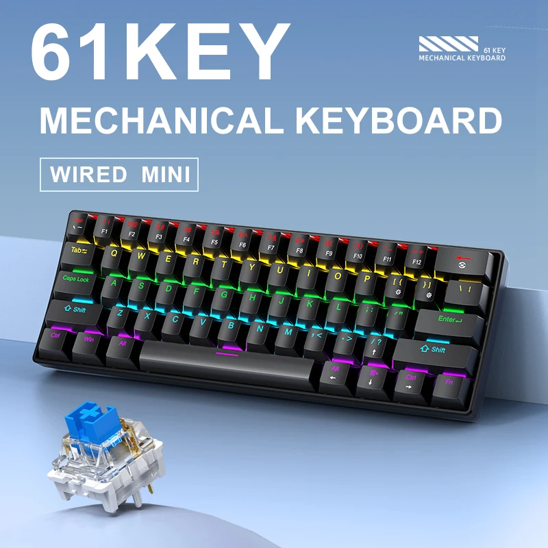 APAYADO K61 Mini Gaming Keyboard - Image 2